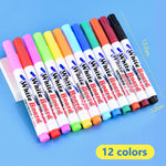 12 Colors Erasable Water Painting Pens