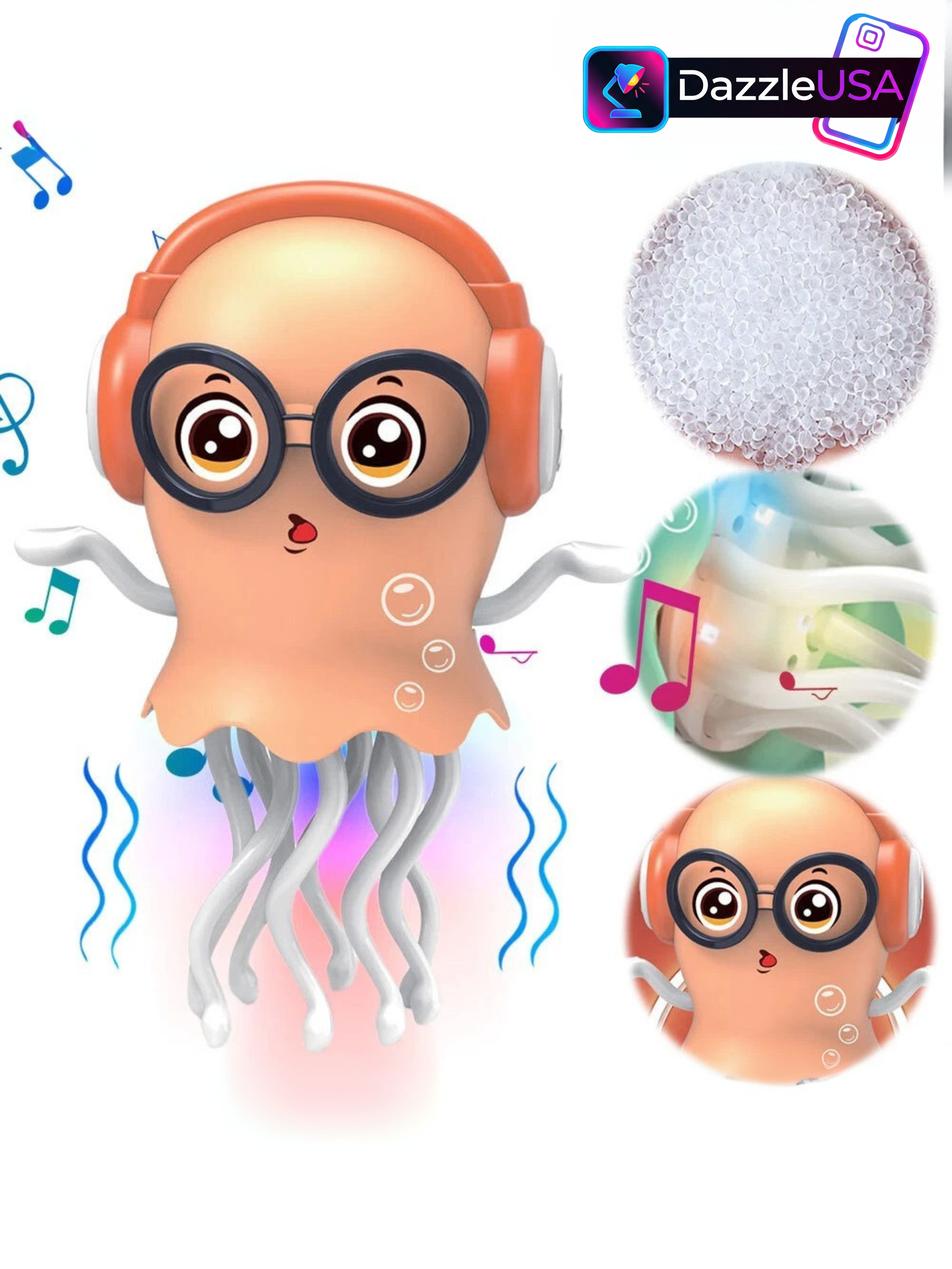 Musical Dancing Octopus Toys with Lights ＆ Sounds