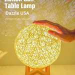 Warm & Colorful LED Moon Lamp – Touch Control Bedroom Night Light