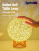 Warm & Colorful LED Moon Lamp – Touch Control Bedroom Night Light