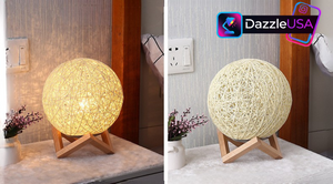 Warm & Colorful LED Moon Lamp – Touch Control Bedroom Night Light