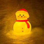 1 PCS New Christmas Night Light Hat Snowman Luminous