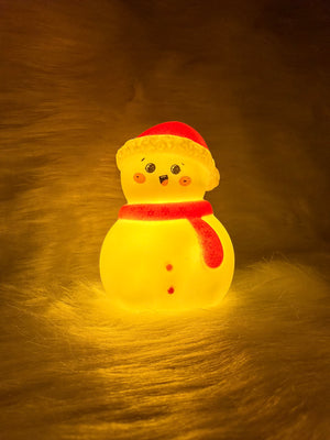 1 PCS New Christmas Night Light Hat Snowman Luminous