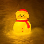 2 PCS New Christmas Night Light Hat Snowman Luminous
