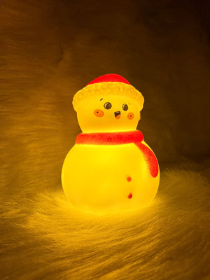 1 PCS New Christmas Night Light Hat Snowman Luminous