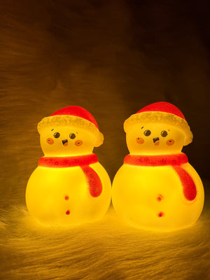 1 PCS New Christmas Night Light Hat Snowman Luminous