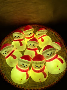 1 PCS New Christmas Night Light Hat Snowman Luminous