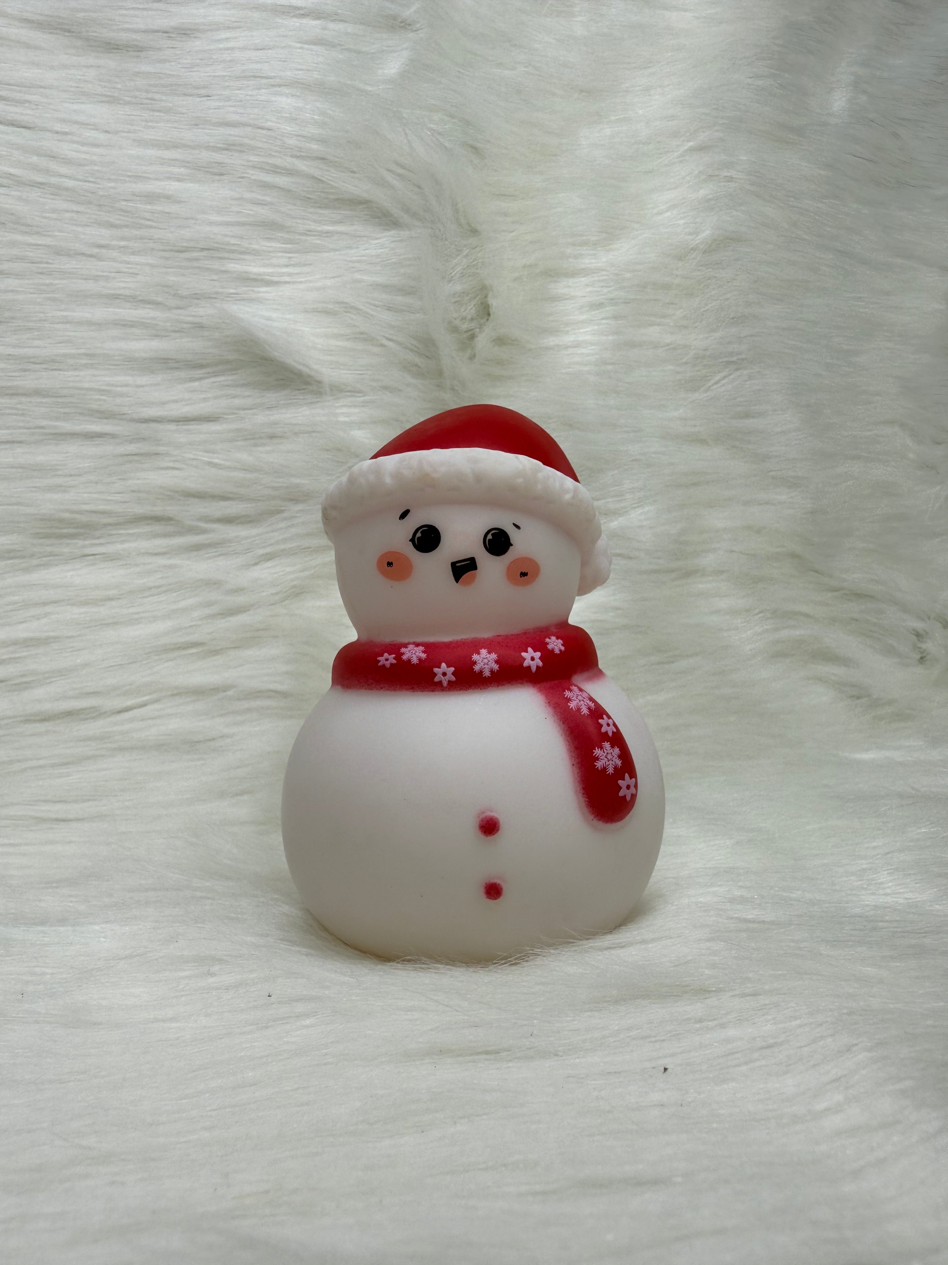 1 PCS New Christmas Night Light Hat Snowman Luminous