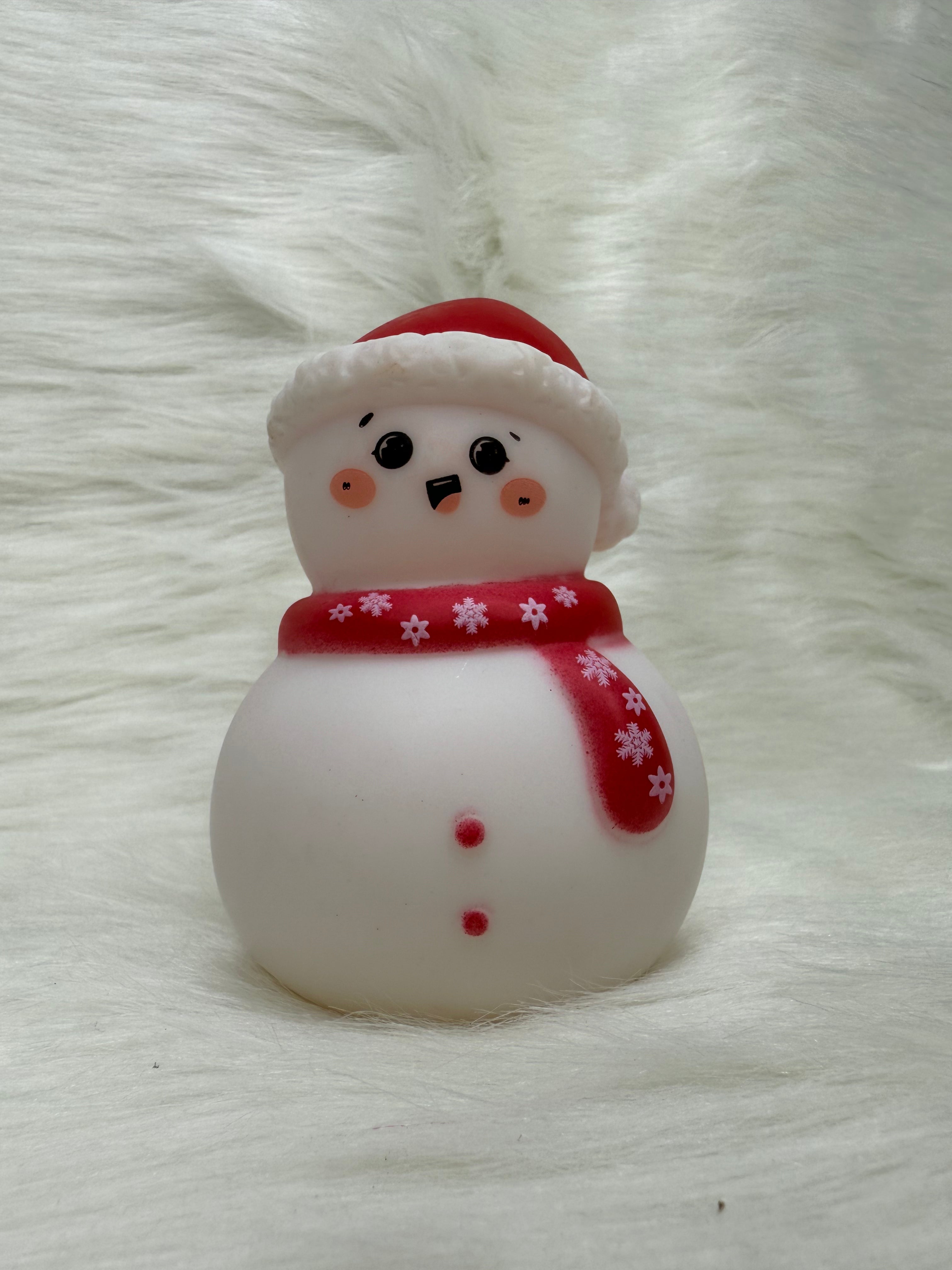 1 PCS New Christmas Night Light Hat Snowman Luminous