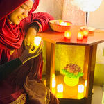 (3 PCS) Candle Light LED Lamp Special Candle Light Gift