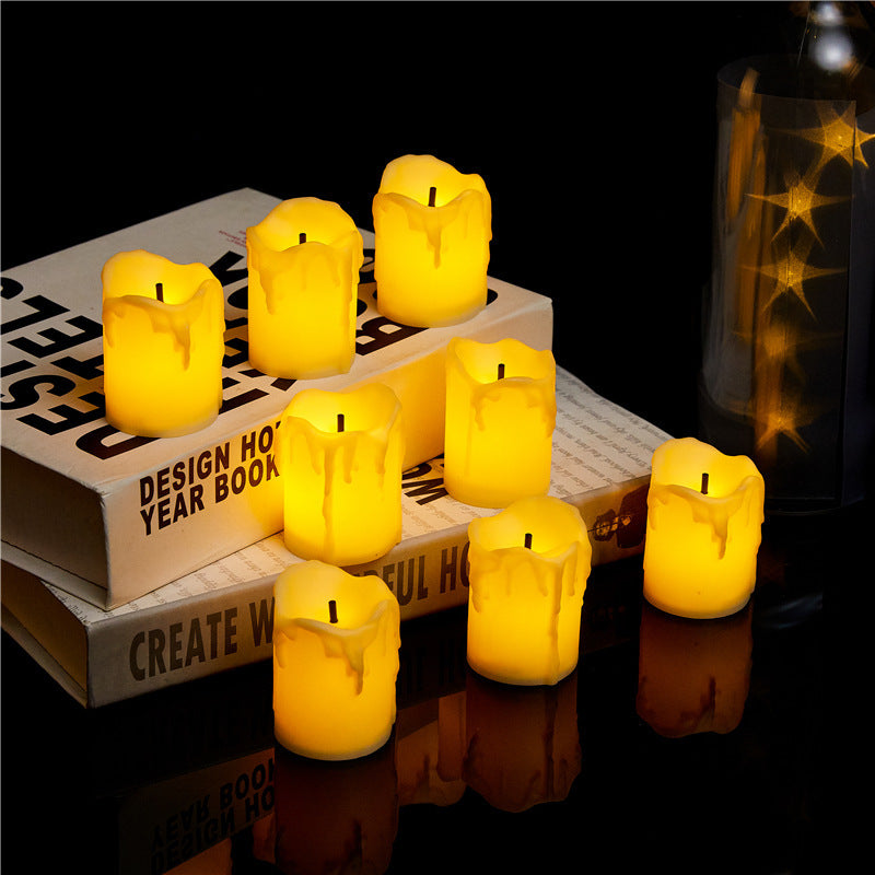 Pair of Candle Light LED Lamp Special Candle Light Gift