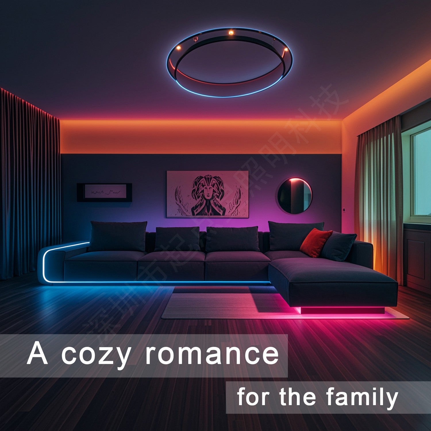 Waterproof RGB Neon Light Strip – Bluetooth Music & Remote Control IP67