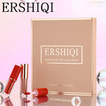 ErshiQi 12 color book lip gloss set Matte Pearlescent non-stick Cup lip glaze lipstick