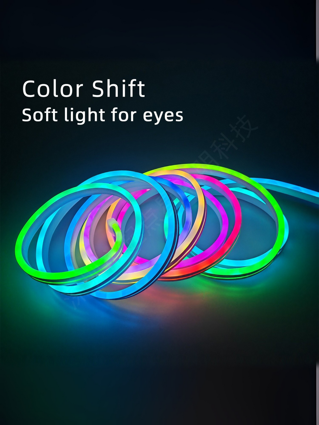 Waterproof RGB Neon Light Strip – Bluetooth Music & Remote Control IP67