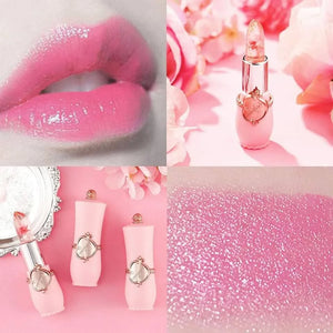 ( ৩ পিস) Jelly Dried Flower Color Changing Lip Balm with