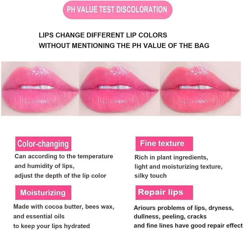 ( ৩ পিস) Jelly Dried Flower Color Changing Lip Balm with