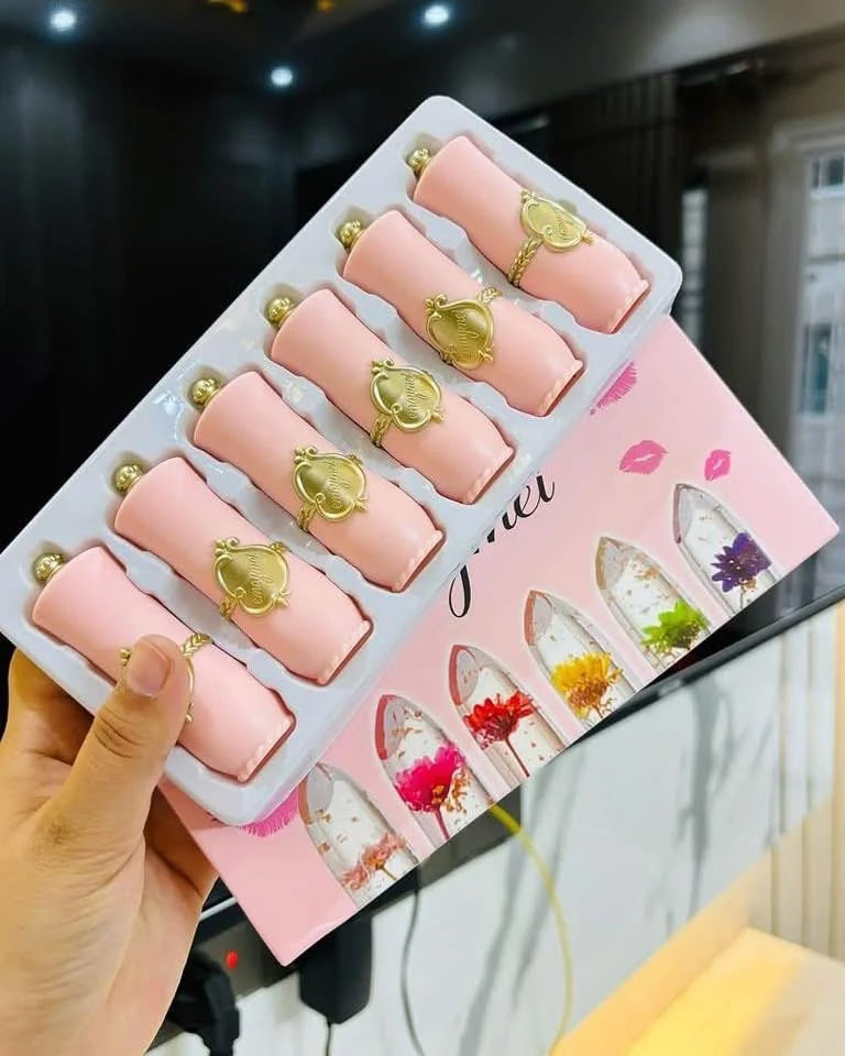 ( ৩ পিস) Jelly Dried Flower Color Changing Lip Balm with